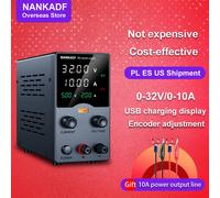 NANKADF-Alimentation CC de laboratoire, réglable, USB, affichage des développements, 30V, 10A, tension Sochi 60V, 5A, 120V, 3A, réparation Black GA305H 32V5A