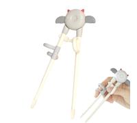 Nankoyal Baguettes d'Entraînement pour | Support à Boucle Détachable,Réutilisable,Pour Difficiles à Manger, Aide Ustensile, Outil d'Apprentissage et d'Entraînement pour une Alimentation