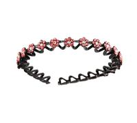 Nankoyal Bandeau de cheveux de fleur de strass, bandeau de strass femmes,Clips tressés en fleur de prunier pour femmes - Couvre-chef de lavage du visage pour fille, peigne ondulé, épingle à cheveux