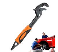 Nankoyal Clé pour pommeau de douche, poignée antidérapante, avec embout pointu sûr pour tuyau, pour écrous, salle de bain, cuisine, garage, réparation de voiture, lieu de travail, moto