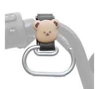 Nankoyal Clips de poussette | Grand organisateur de rangement mignon - Sangles de poussette - Crochet de fixation - pour maman, papa, parents, sac à main, couches, voyage, avion, shopping, parc