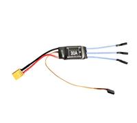 Nankoyal Contrôleur De Vitesse pour Moteur Brushless - 30A Accessoires pour Moteur D'Hélice - Contrôleur de Vitesse d'avion Multi-Axes,pour Utilisation avec Avion Hélicoptère Drone