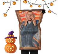 Nankoyal Déguisement Humoristique Inspiré De La Joconde - Costume Inspiré D'un Tableau Célèbre - Vêtements Pour Farces Et Déguisements D'artiste Pour Adolescents Et Spectacles