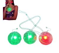 Nankoyal Ensemble De Boucles D'Oreilles Et Collier | Bijou Rétro Avec Recharge USB | Set De Collier Et Boucles d'Oreilles Tombantes Lumineuses - Pour Mariage Rencontres Anniversaire Soirée Bar Mère