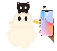 Nankoyal Ghosthees Mystery phoneBuddy - Stick on Halloween Ghost & Pumpkin Phone Topper, Peel-and-Stick Design Figurine, MiniPhone Figure S Surprise Toy, Halloween Phones Decorations