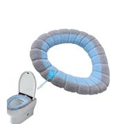 Nankoyal Housse chauffante pour siège de toilette | Tissu chaud lavable accessoires de salle de bain, housse de siège de toilette plus épaisse - pour maison, hôtel, toilettes, ménage