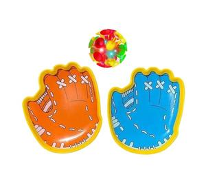 Nankoyal Jeu de Balles Lancé Et Attrapé - Set de Jeu avec Balle à Ventouses Lumineuse | Activités Extérieures Interactives pour Adolescents Jeunes Adultes Garçons Filles Cours de Récréation Jardin
