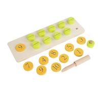 Nankoyal Jouet Écrous et Boulons pour,Jeu De Comptage De Nombres avec Tournevis | Jeu De Comptage D'Écrous Et Boulons - pour La Motricité Fine L'Apprentissage Précoce La Maison Et La Maternelle