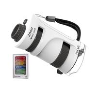 Nankoyal Microscope Mini pour - Microscope Enfant avec Zoom 60-80X Et 12 Lames | Jouet Scientifique Portable - pour École Maternelle École Salle De Classe Randonnée Maison Plein Air Camping