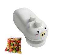 Nankoyal Mini machine à sceller - Conservation de la fraîcheur en forme d'animal - Scellement automatique à l'air, pour la cuisine, le stockage de copeaux, congélation à la maison, collation