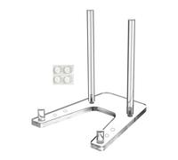 Nankoyal Support pour Plateau de Présentation,Porte-Cadre Support Acrylique - Porte Cadre Adjustable Clair pour Tableau Album Carte Postale Étagère Bureau Téléphone Art