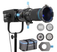 NANLITE Accessoire de projection Bowens de 25°-45°, kit de photographie optique Snoot, modificateur d'objectif pour Nanlite FS-300C/300B FC-500B/500C Forza /500/500B Aputure 300DII 300C 300X 600D