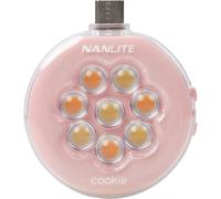 Nanlite Cookie Mini lampe LED (rose corail)