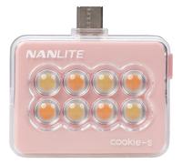Nanlite Cookie-S Mini lampe LED (rose corail)