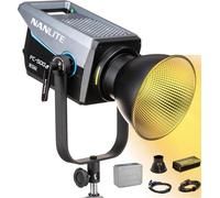Nanlite FC-500B Lampe vidéo LED bicolore 2700 K - 6500 K, haute puissance de 500 W, IRC 96+ TLCI 98+, lumière de studio à intensité variable pour photographie et prise de vue vidéo