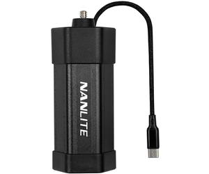 NANLITE Porte-Batterie avec USB-C (NP-F550) pour Pavotube II 6C