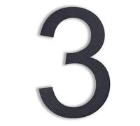 nanlyiau 10in numero maison Numéro de Maison numero maison Acier inoxydable de numéro de rue Aspect flottant, facile à installer et fait de solides SUS304(xbh 10in3).