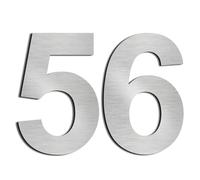 nanlyiau 2pc 3in/7.5cm Numero maison Numéros de maison numero maisonchiffres de boite aux lettres numero maison design en acier inoxydable 304 massif(3in number 56/59)