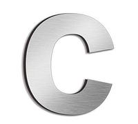 nanlyiau 4.6in Numero maison Numéros de maison numero maisonchiffres de boite aux lettres numero maison design en acier inoxydable 304 massif Hauteur 6in/15.3mm(6in number c)