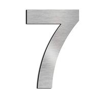 nanlyiau 5in/12.5cm numero maison numéro de maison de numéro de rue,En Acier Inoxydable Massif 304,Flottant Home Adresse Plaque(5in 7)