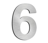 nanlyiau 5in/12.5cm numero maison numéro de maison de numéro de rue,En Acier Inoxydable Massif 304,Flottant Home Adresse Plaque(5in 6/9)