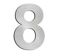 nanlyiau 6in Numero maison Numéros de maison numero maisonchiffres de boite aux lettres numero maison design en acier inoxydable 304 massif Hauteur 6in/15.3mm(6in number 8)