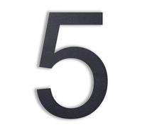 nanlyiau 8in numéro maison noir Numéro de Maison numero maison Acier inoxydable de numéro de rue Aspect flottant, facile à installer et fait de solides SUS304(black 8in5)