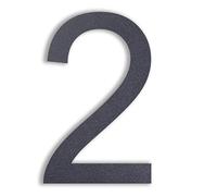 nanlyiau 8in numéro maison noir Numéro de Maison numero maison Acier inoxydable de numéro de rue Aspect flottant, facile à installer et fait de solides SUS304(black 8in2)