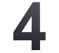 nanlyiau numéro de maison gris anthraciteNuméro de Maison Numero Maison Moderne -Haute 15.3cm /6in RAL 7016 Acier inoxydable,Aspect flottant, facile à installer et fait de solides SUS304(7016 6in4)