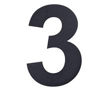 nanlyiau numéro de maison gris anthraciteNuméro de Maison Numero Maison Moderne -Haute 15.3cm /6in RAL 7016 Acier inoxydable,Aspect flottant, facile à installer et fait de solides SUS304(7016 6in3)