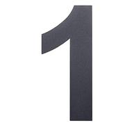 nanlyiau numéro de maison gris anthraciteNuméro de Maison Numero Maison Moderne -Haute 15.3cm /6in RAL 7016 Acier inoxydable,Aspect flottant, facile à installer et fait de solides SUS304(7016 6in1)