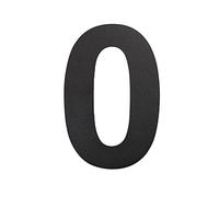 nanlyiau Numero Maison 8in/20.5cm Numéro de Maison Moderne NOIR- Acier inoxydable brossé fait de solides 304.Aspect flottant(black 8in0)