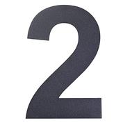 nanlyiau numero maison anthracite Numero Maison Numéro de Maison Moderne-Haute 12.5cm /5in RAL 7016 Acier inoxydable, Aspect flottant, facile à installer et fait de solides SUS304(7016 5in2)