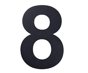 nanlyiau numero maison anthracite Numero Maison Numéro de Maison Moderne-Haute 22.8cm /9in RAL 7016 Acier inoxydable, Aspect flottant, facile à installer et fait de solides SUS304(7016 9n8)