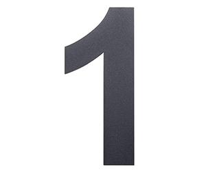 nanlyiau numero maison anthracite Numero Maison Numéro de Maison Moderne-Haute 22.8cm /9in RAL 7016 Acier inoxydable, Aspect flottant, facile à installer et fait de solides SUS304(7016 9n1)