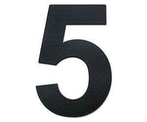 nanlyiau numero maison anthracite Numero Maison Numéro de Maison Moderne-Haute 25.4cm /10in RAL 7016 Acier inoxydable, Aspect flottant, facile à installer et fait de solides SUS304(7016 10n5)