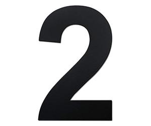 nanlyiau numero maison anthracite Numero Maison Numéro de Maison Moderne-Haute 25.4cm /10in RAL 7016 Acier inoxydable, Aspect flottant, facile à installer et fait de solides SUS304(7016 10n2)