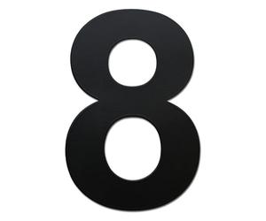 nanlyiau numero maison anthracite Numero Maison Numéro de Maison Moderne-Haute 25.4cm /10in RAL 7016 Acier inoxydable, Aspect flottant, facile à installer et fait de solides SUS304(7016 10n8)