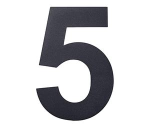 nanlyiau numero maison anthracite Numero Maison Numéro de Maison Moderne-Haute 30.5cm /12in RAL 7016 Acier inoxydable, Aspect flottant, facile à installer et fait de solides SUS304(7016 12n5)