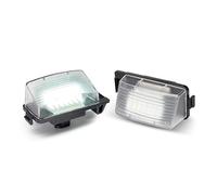 NaNMiBHd Feux Arrière Lampe Plaque d’Immatriculation pour Nissan pour 350Z pour 370Z pour Cube pour Sentra pour GT-R pour Leaf pour Versa 2 Pièces LED Numéro Plaque D'immatriculation Lumière