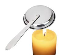 Nanmiyan Éteignoir à Bougie avec Long Manche | Outil en Acier Inoxydable pour Éteindre les Bougies,Outil Portable Résistant à la Chaleur pour Extinction Flamme Maison Extérieur Feu de Camp Pique-nique