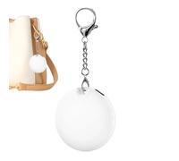Nanmiyan Lumière de Sac à Main,Mini Lampe Ronde En Cœur - Porte-Clés Lampe De Sac Et Accessoires | Pour Femmes Poche Portefeuille À Dos Porte-Clés Voyage Extérieur