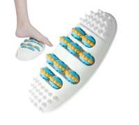 Nanmiyan Rouleau de massage des pieds - 3 niveaux réglables ergonomiques et portables | Double rouleau de massage manuel pour les pieds - pour soulager la relaxation des muscles du talon pour hommes