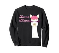 Nanna Lama Grandma Alpaga Cute Animal Lover Sweatshirt