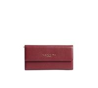 Nannini Firenze Portefeuille femme 100 % cuir Ligne Wallis art. 695, Rubis, Taglia Unica, Classique