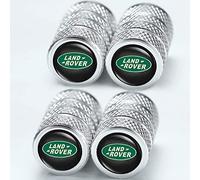 NANNUT 4pcs Capuchon de Valve Auto, Bouchons Valve avec Anneau en Caoutchouc, Couvercles Tige Étanches à Poussière, pour Land Rover Discovery Range Rover Sport Defender LR2 3 4