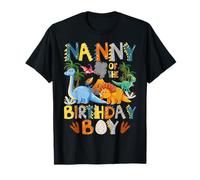 Nanny of The Birthday Boy T-Rex Dinosaure Bday Party T-Shirt