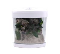 Nano Aquarium Xcube Dans Blanc Complet + LED Éclairage + Clair de Lune + Filtre