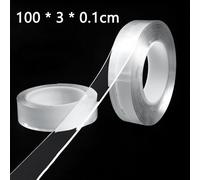 Nano Bande Adhésive Double Face Transparente, Ne Laisse Pas De Trace, Réutilisable, Étanche, Nettoyable À La Maison, Gekkotape, 1/2/3m