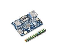 Nano Base Board pour Raspberry Pi Compute Module 5 Lite/eMMC Board, Même Taille Que CM5, avec CM5 Socket/40PIN GPIO Header/USB 3.2/MIPI/TF Card Socket/Fan Header Interface etc.